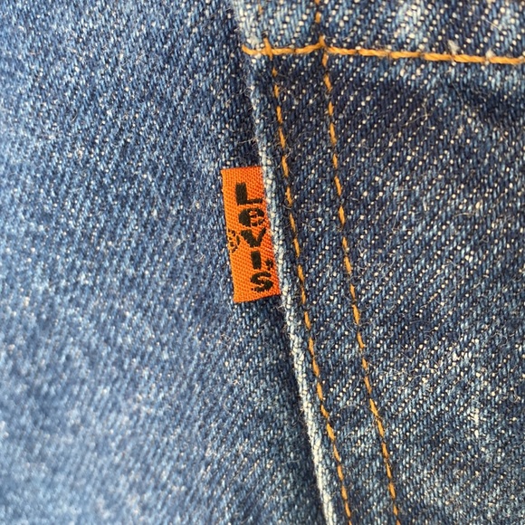 VINTAGE Levi’s 517 Dark Wash Orange Tab 1992 - Picture 9 of 16